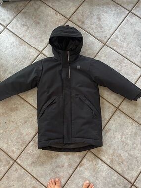 MEC Kids Black Hooded Winter Coat
